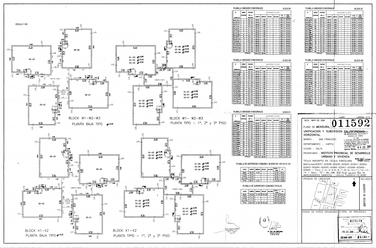 DEPARTAMENTO EN VENTA DE TRES (3) DORMITORIOS EN AMPLIACION BANCARIO - 1er PISO